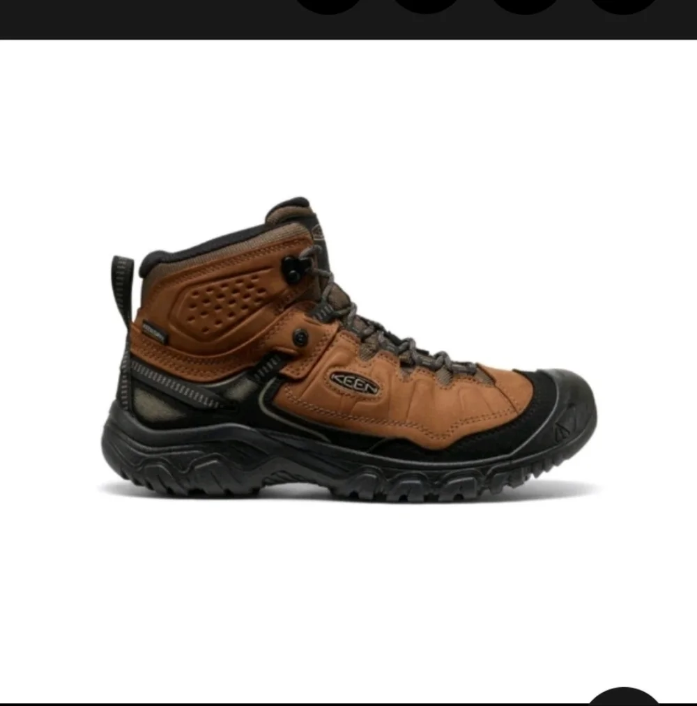 Keen Men’s Targhee IV Waterproof Hiking Boot - Bison Black